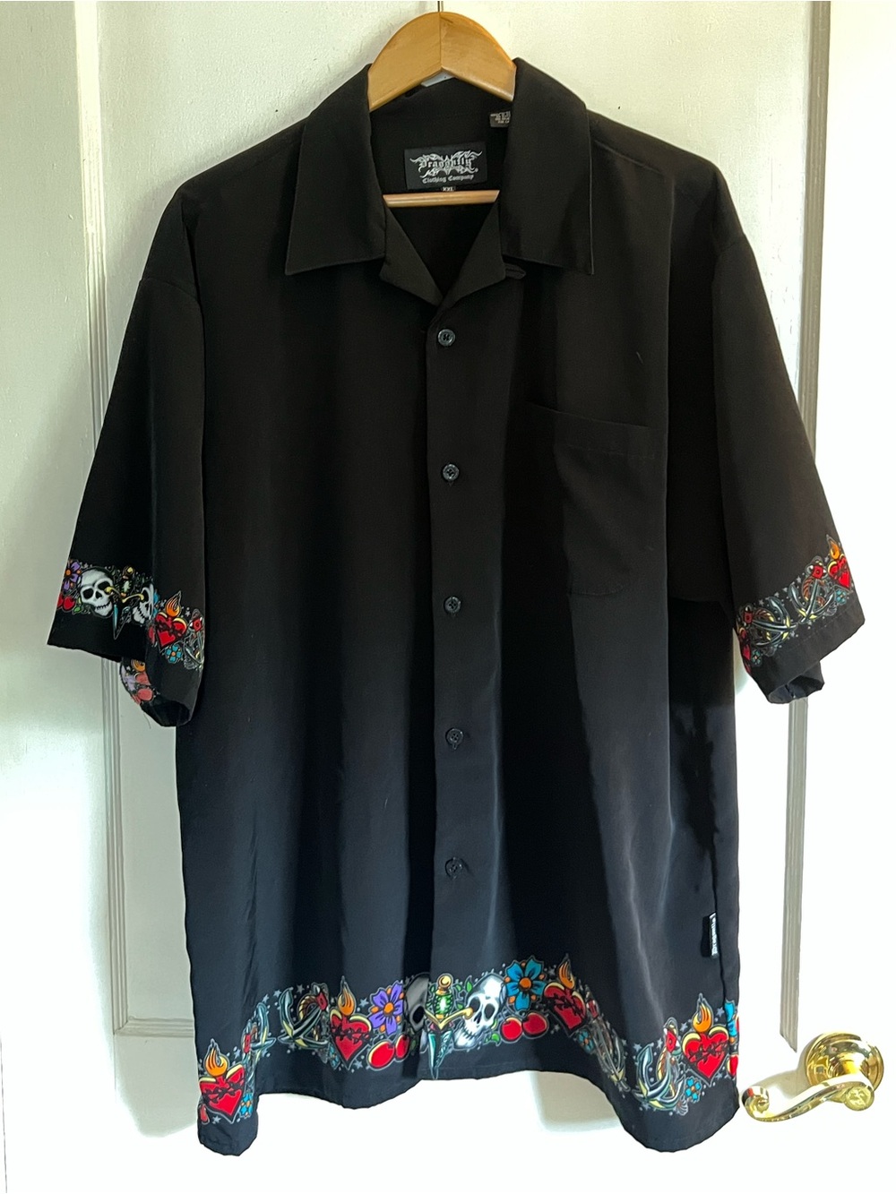 Vintage DragonFly Camp Bowling shirt